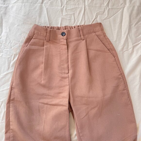 Zara Tan Trouser Pants - Picture 1 of 4